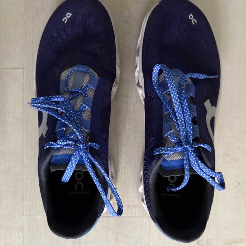 On Cloudmonster Acai/Lavender Blue Road Running Shoes — Women's 9